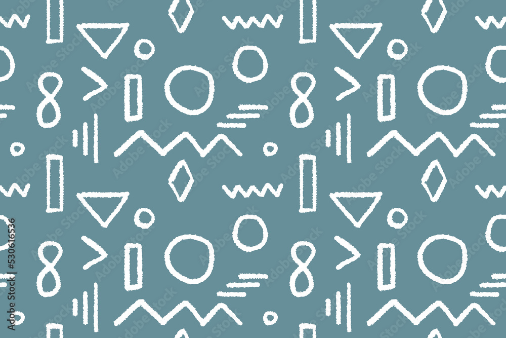 Seamless vector boho pattern