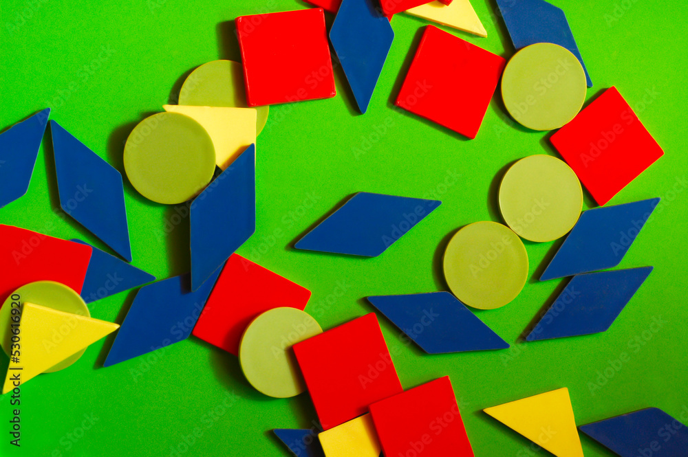 Background from geometric shapes. Set of geometric shapes Background from geometric shapes. Set of geometric shapes