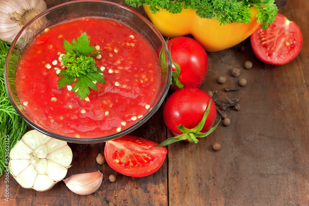 Tomatoes with herbs and spices Tomatoes with herbs and spices