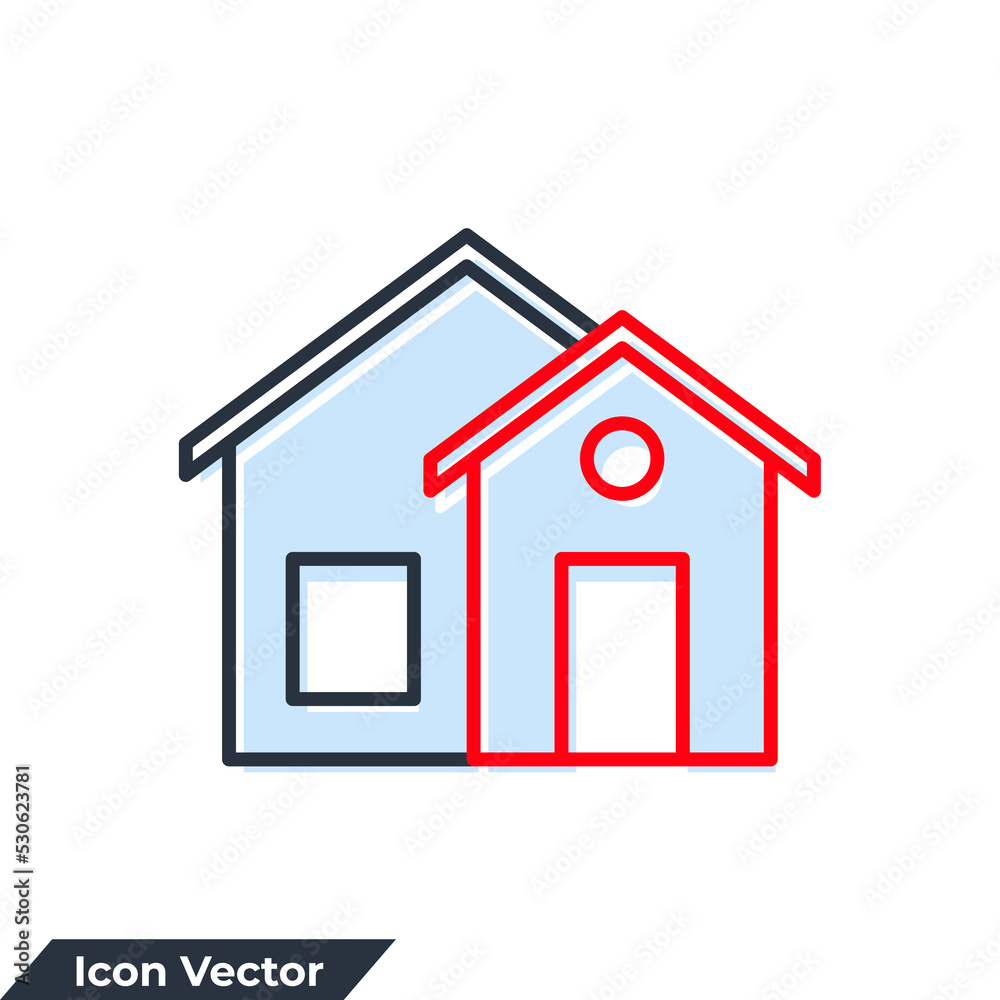 home icon logo vector illustration. house symbol template for graphic and web design collection home icon logo vector illustration. house symbol template for graphic and web design collection