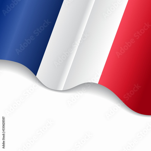 Free Download French flag wavy abstract background. Vector illustration. - GFXLoad