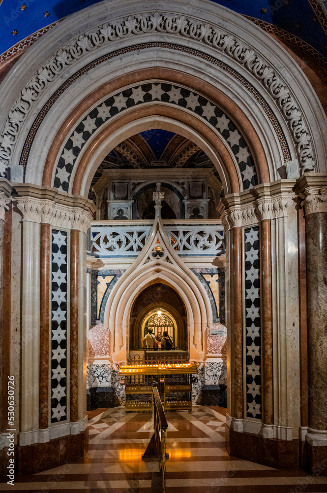 Assisi, a journey through history and religion. The basilica of Santa Chiara