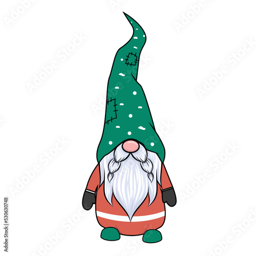 Christmas Gnomes clip art free vector design