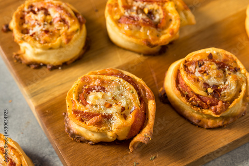 Homemade PIzza Roll Appetizers