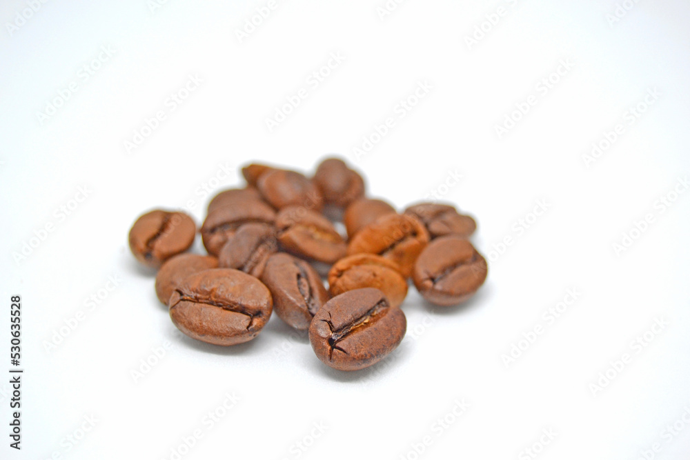 Coffee beans isolated on white background coffee Coffee beans isolated on white background coffee