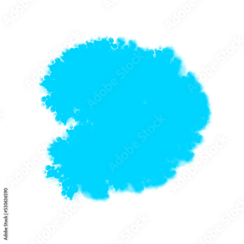 abstract water color blue and white splashes