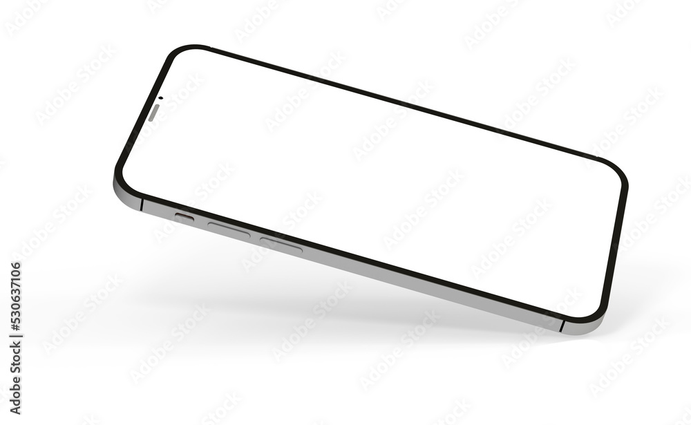 Smartphone. Mobile phone Template. Telephone 3d Smartphone. Mobile phone Template. Telephone 3d