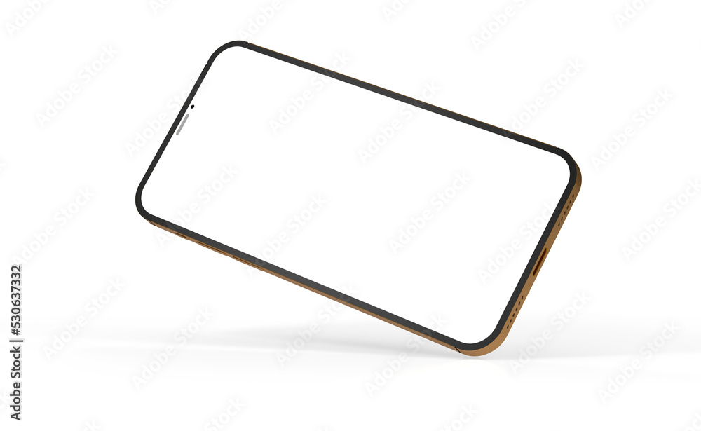 Modern frameless smartphone Mock up Modern frameless smartphone Mock up