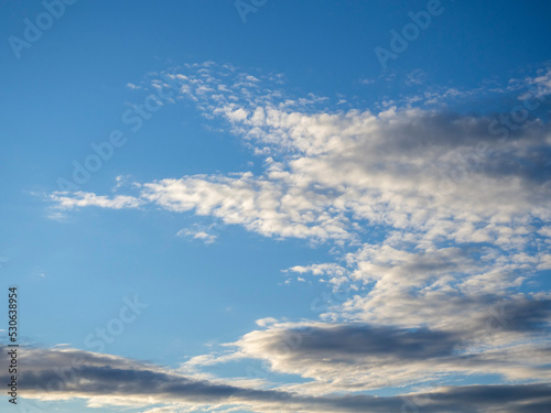 Image of the sky, clouds. Natural background