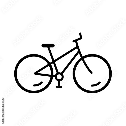 Bicycle. Vector image.