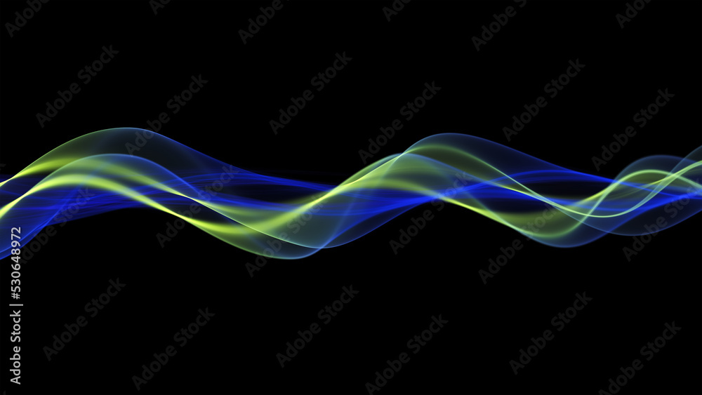 Naklejka premium Elegant abstract illustration for art projects, cards, business, posters. 3D illustration, computer-generated fractal