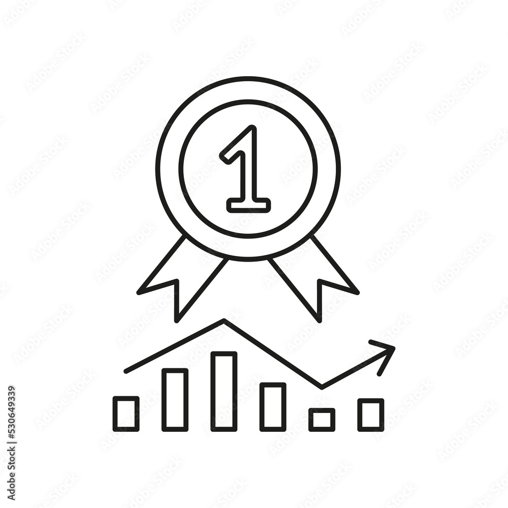 Quality, 1st concept line icon. Simple element illustration. Quality, 1st concept outline symbol design from business set. Can be used for web and mobile on white background Quality, 1st concept line icon. Simple element illustration. Quality, 1st concept outline symbol design from business set. Can be used for web and mobile on white background