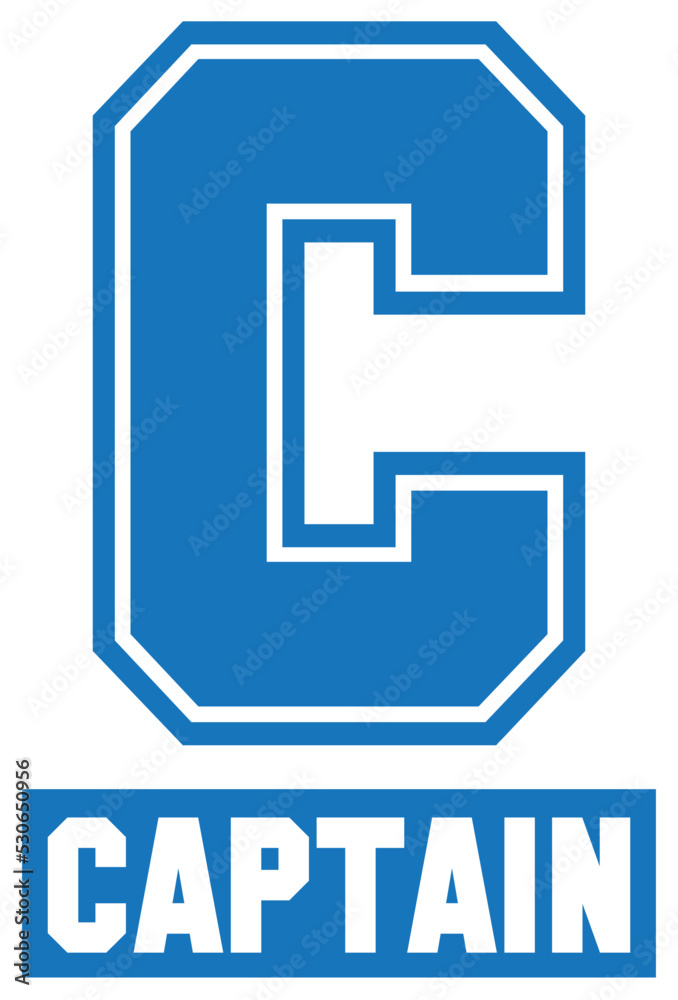 Letter C - Captain Patch Letter C - Captain Patch