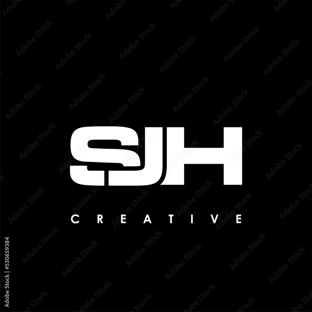 SJH Letter Initial Logo Design Template Vector Illustration SJH Letter Initial Logo Design Template Vector Illustration