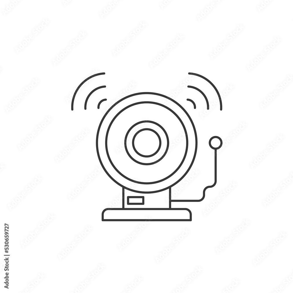 School Bell concept line icon. Simple element illustration. School Bell concept outline symbol design from education set. Can be used for web and mobile School Bell concept line icon. Simple element illustration. School Bell concept outline symbol design from education set. Can be used for web and mobile