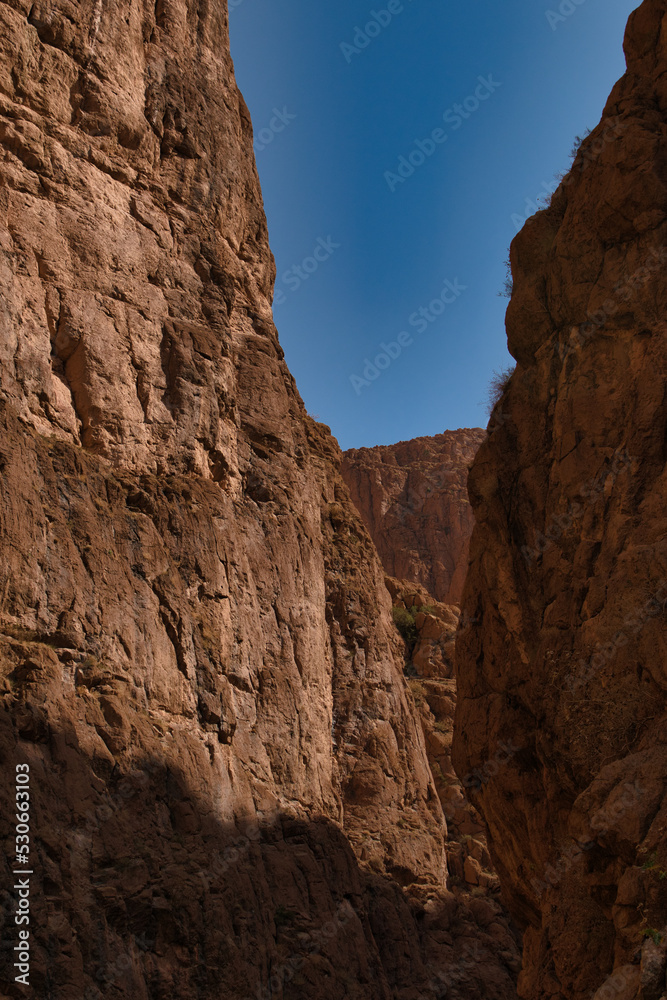 Todra gorge in Morocco, red rocks in Morocco, exploring the gorge, beautiful Moroccan landscape Todra gorge in Morocco, red rocks in Morocco, exploring the gorge, beautiful Moroccan landscape