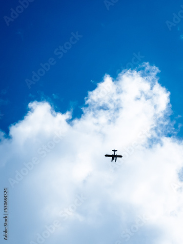Cloud and plane
