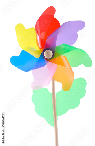colorful wind mill, png