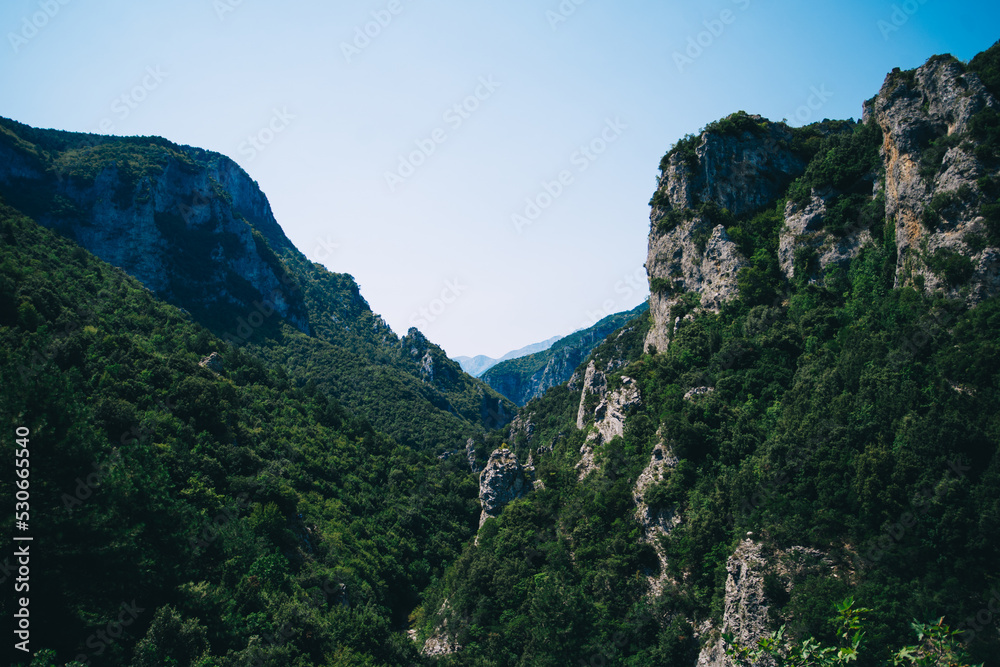 wallpaper. mountain landscape under the clear sky. High quality photo