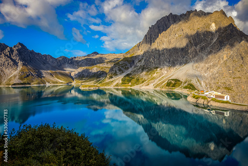 Fotografie der Lünersee im Rätikon, Vorarlberg