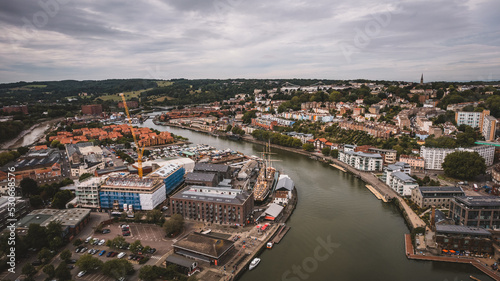aerial view of Bristol, United Kingdom