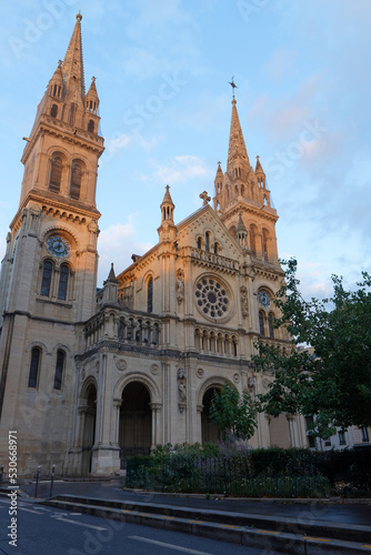 Beautiful Saint-Ambroise church located in French capital Paris. France.