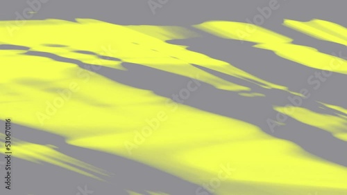 Yellow Ink Animation Slow Flowing  Motion Abstract Background
