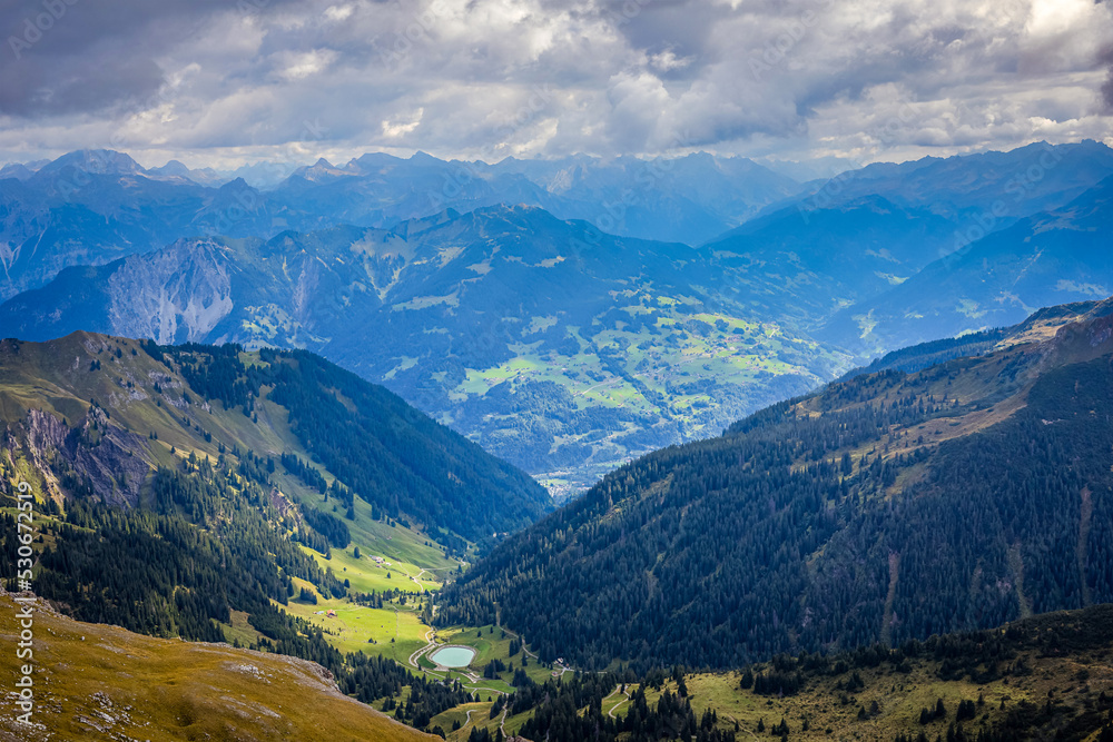 imBlick vom Rätikon, Vorarlberg, Richtung Tirol