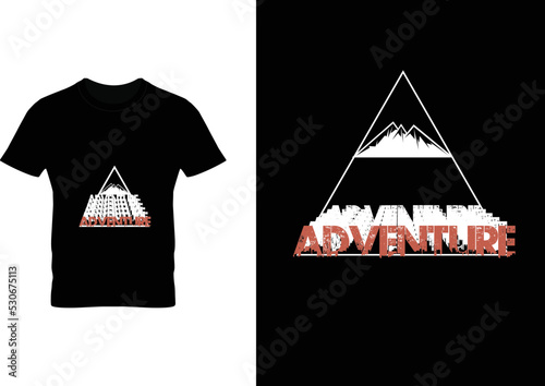 Adventure typography T-shirt Design  (ID: 530675113)
