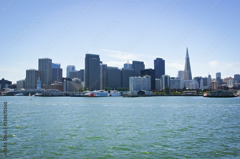 Fototapeta premium California City Water Sky Building Skyscraper Daytime
