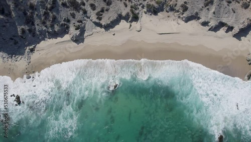 drone shots in the desert of Baja California, Mexico