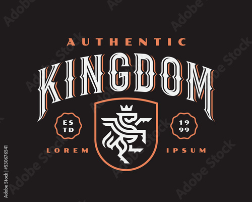 Horse modern logo, heraldic emblem design editable for your business. Stallion vector illustration.