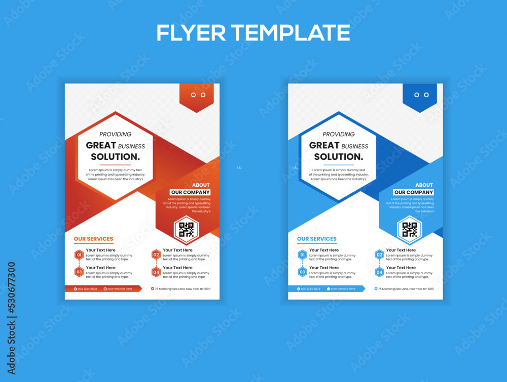 Corporate flyer template Corporate flyer template