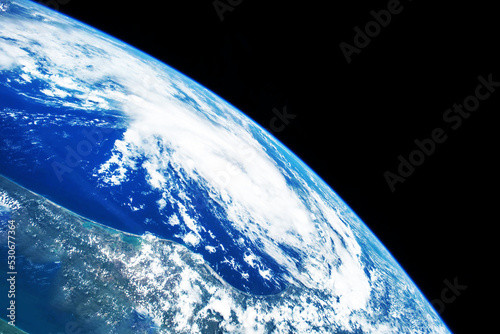 Fototapeta Naklejka Na Ścianę i Meble -  View of the planet earth from space. Elements of this image furnished by NASA
