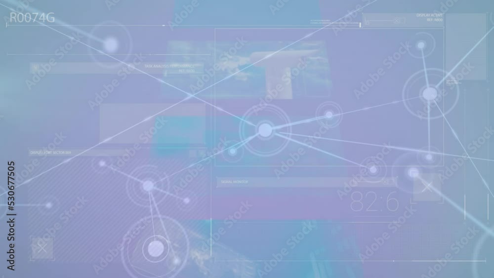 Animation of data processing over spots Animation of data processing over spots