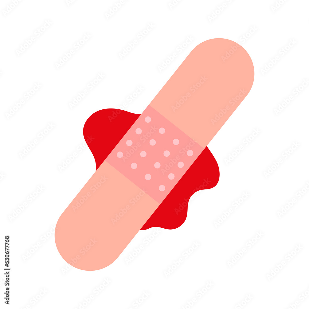 medical patch blood. Health care. Vector illustration. Stock image. medical patch blood. Health care. Vector illustration. Stock image.