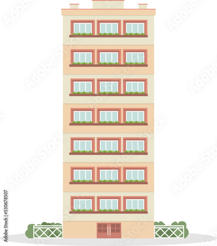 Apartment Building Illustration