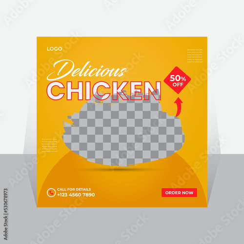 Social Media Food Design, food, menu, restaurant, marketing, social media, post
