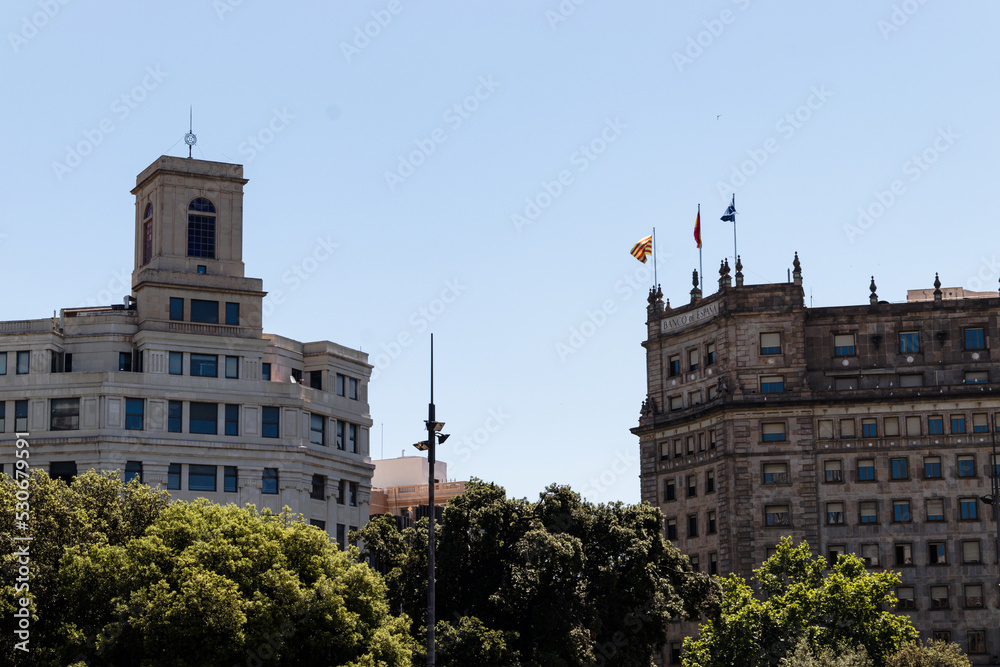 A view of Catalonia Square, Barcelona 