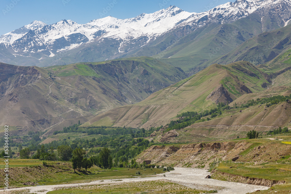 Warduj valley in the summer, Badakhshan Province, Northern Afghanistan