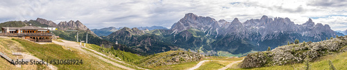 Blick vom Tognola auf die Pala-Dolomiten