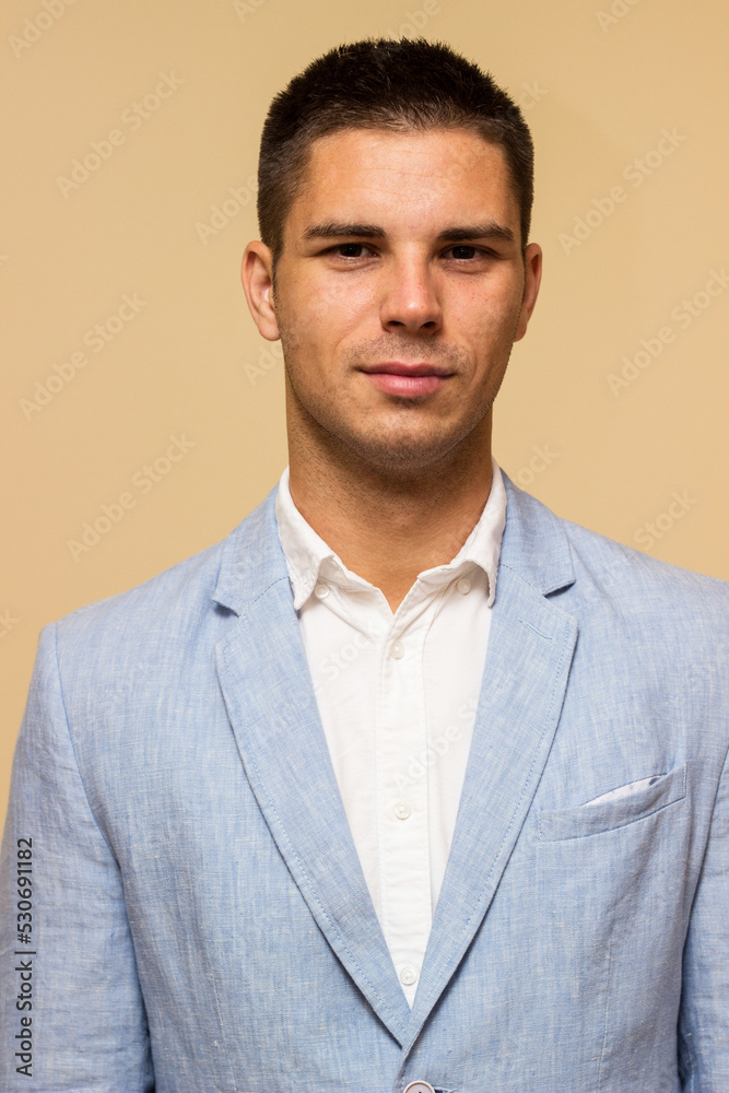 Portrait of handsome young man in suit Portrait of handsome young man in suit