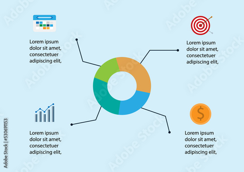 vector illustration infographic long term investment, growth profit, step to investing, process investment, financial investing, data analysic investment, financial planning