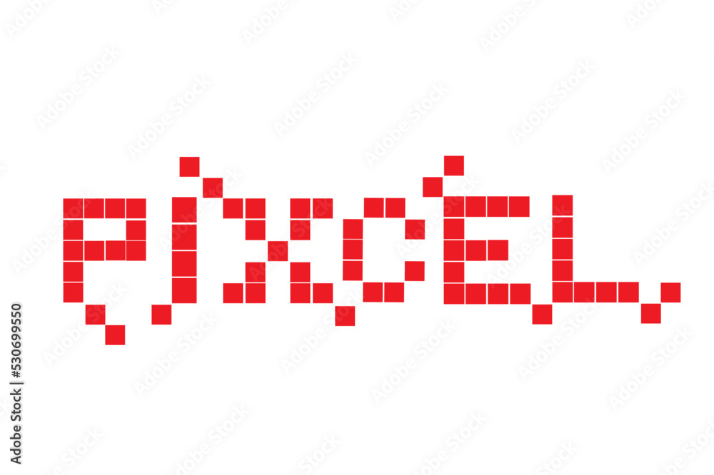 pixcel text