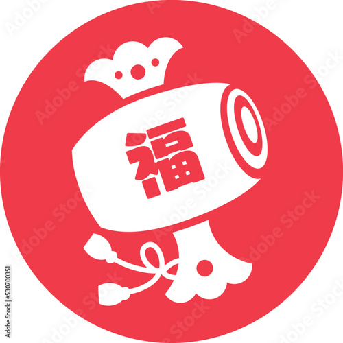 年賀状のスタンプ　打ち出の小槌