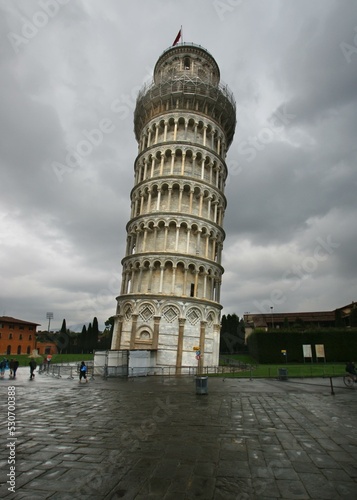Canvas Print Piazza dei Miracoli Cloud Sky Water Building Tower