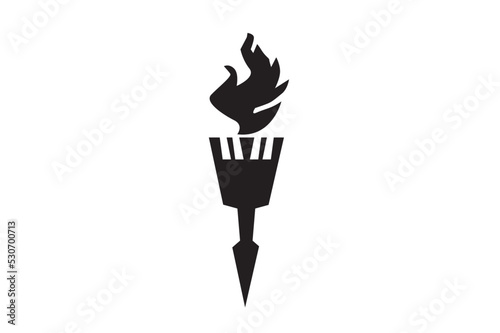 torch silhouette