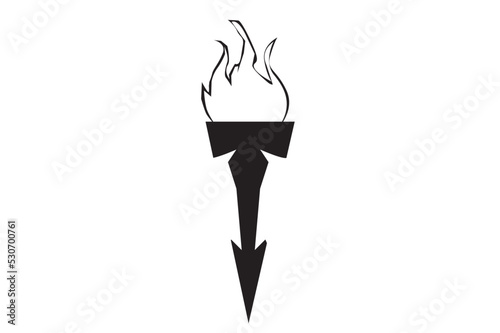 torch silhouette