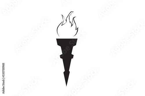 torch silhouette