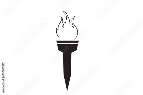 torch silhouette